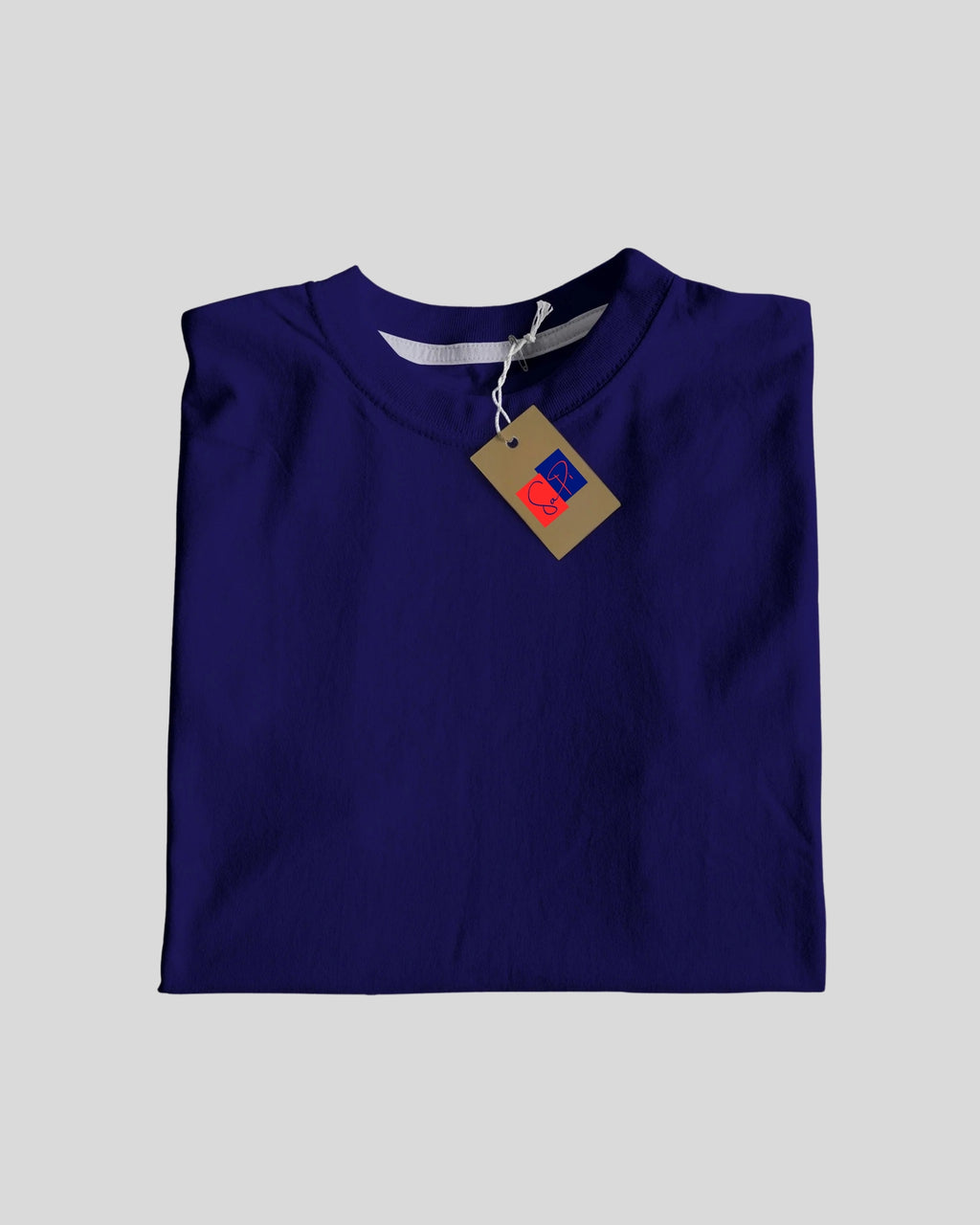 Plain Round Neck Cotton T‑Shirt for Men & Women