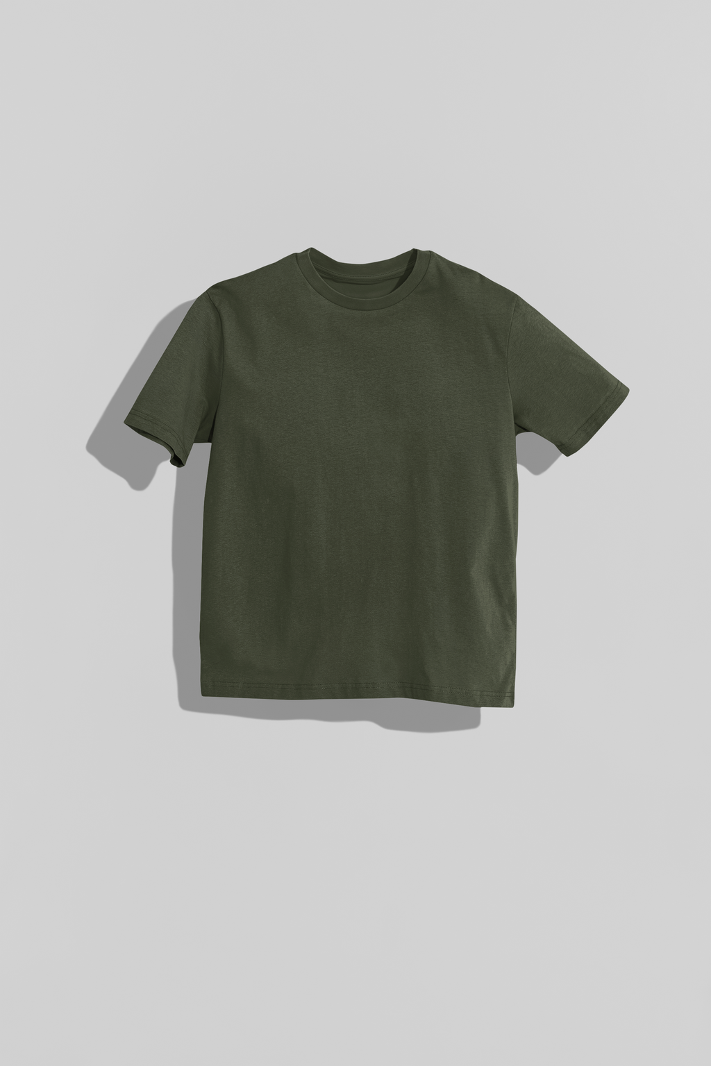 Plain Round Neck Cotton T‑Shirt for Men & Women