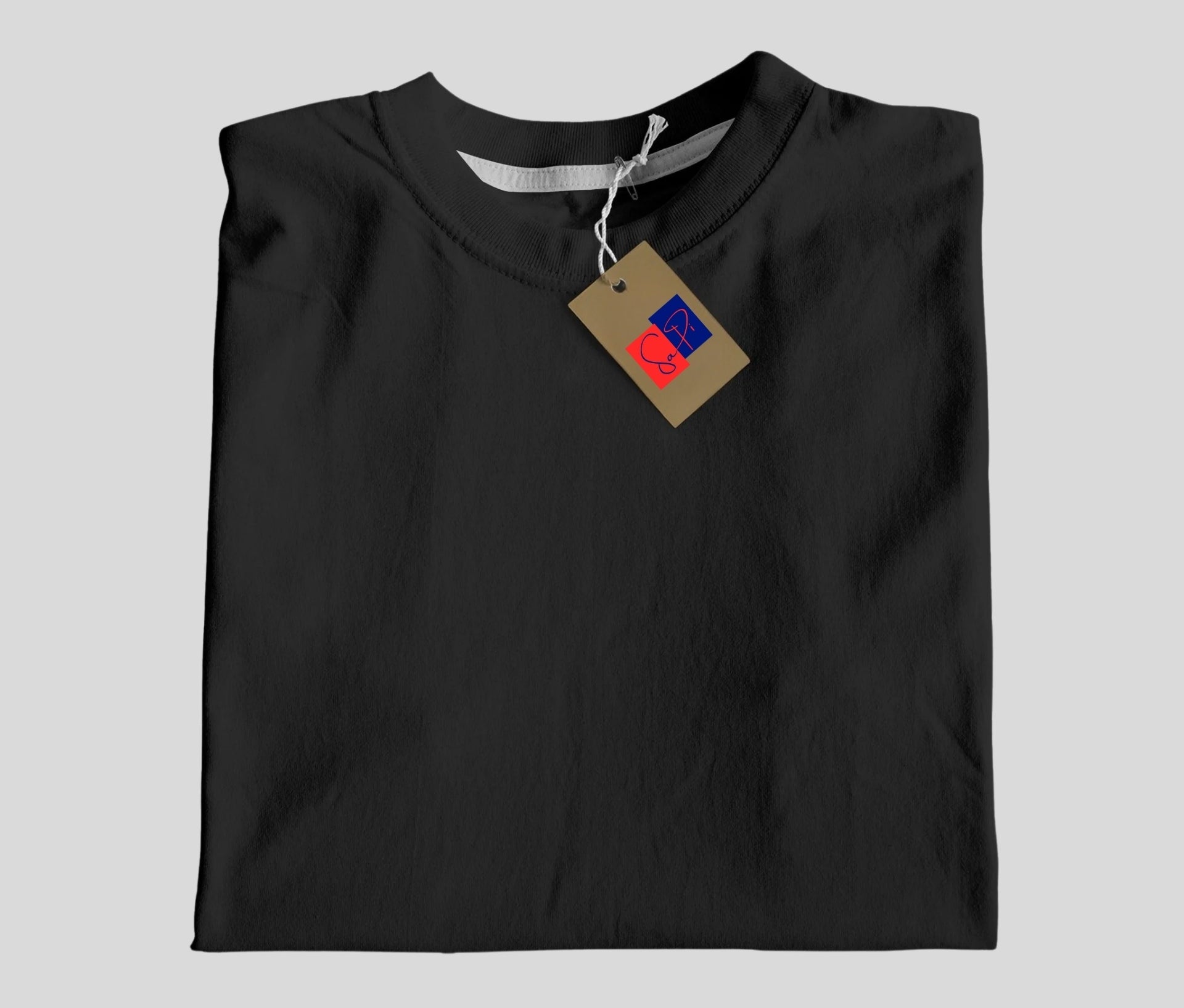 Plain Round Neck Cotton T‑Shirt for Men & Women